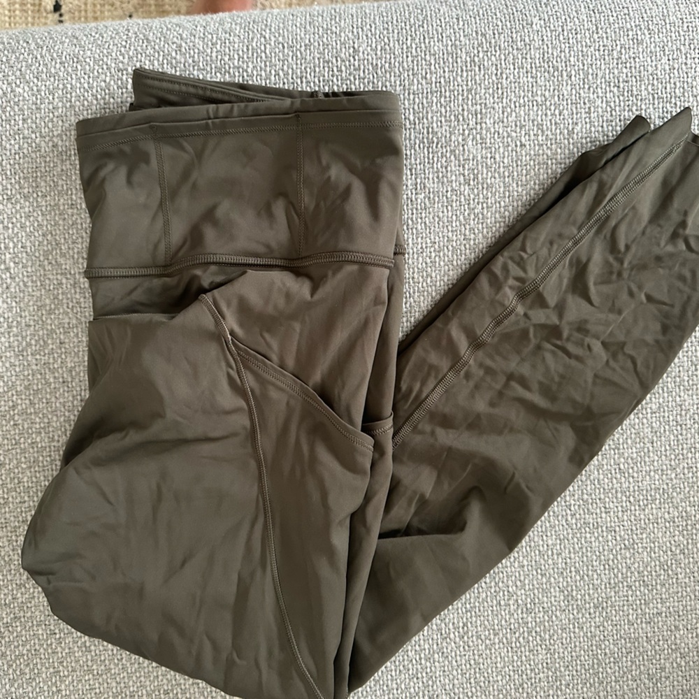 Lululemon fast and free high rise legging, 25”, pockets